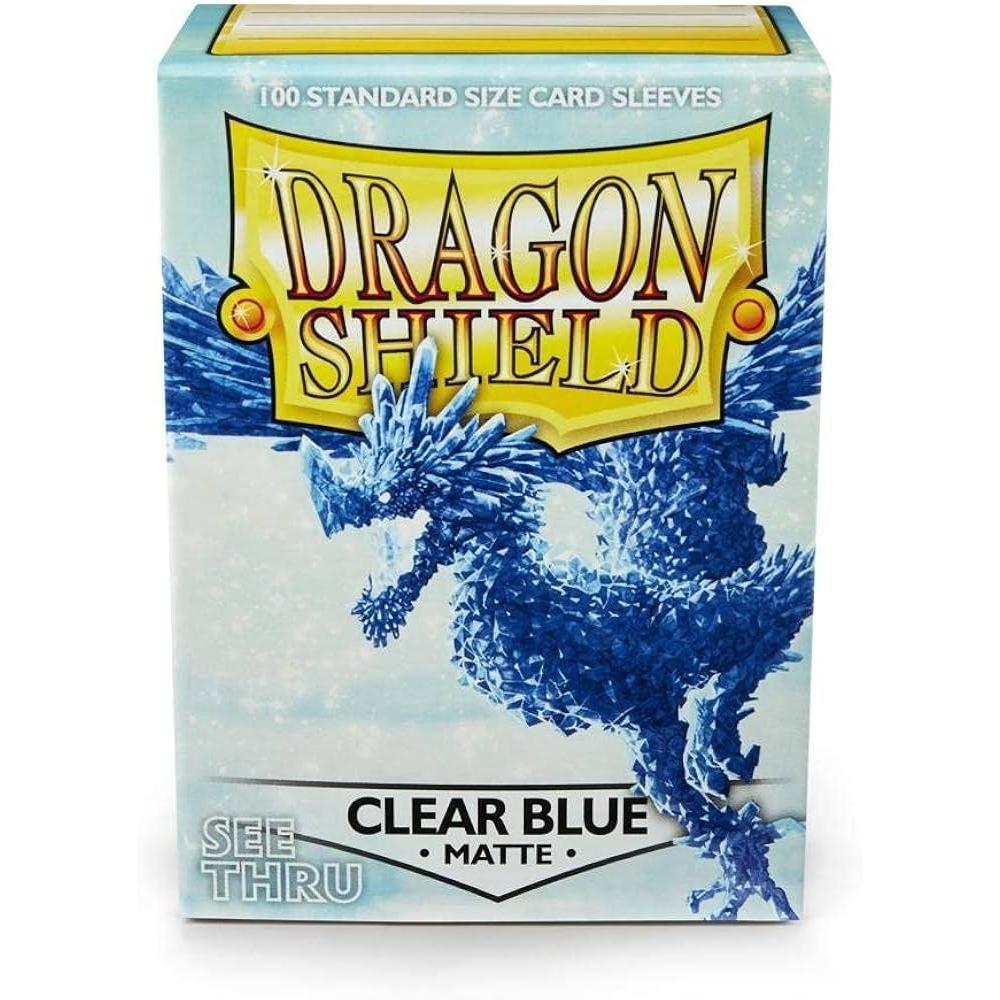 DRAGON SHIELD SLEEVE CLEAR BLUE MATTE