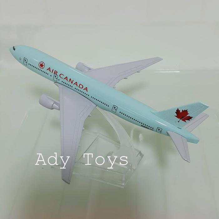 AIR CANADA Boeing 777 Pajangan Pesawat Miniatur Diecast Metal