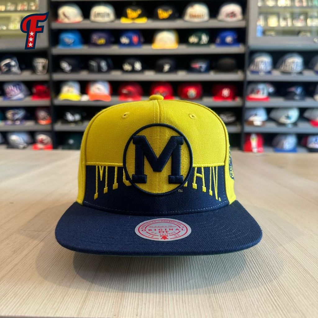 Topi Mitchell & Ness Michigan Wolverines College Snapback Original