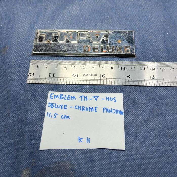 Emblem Depan TN-V Deluxe Untuk Honda TN-360 TN360 TN-V Minus Warna Hilang Panjang 11.5Cm USed qualit