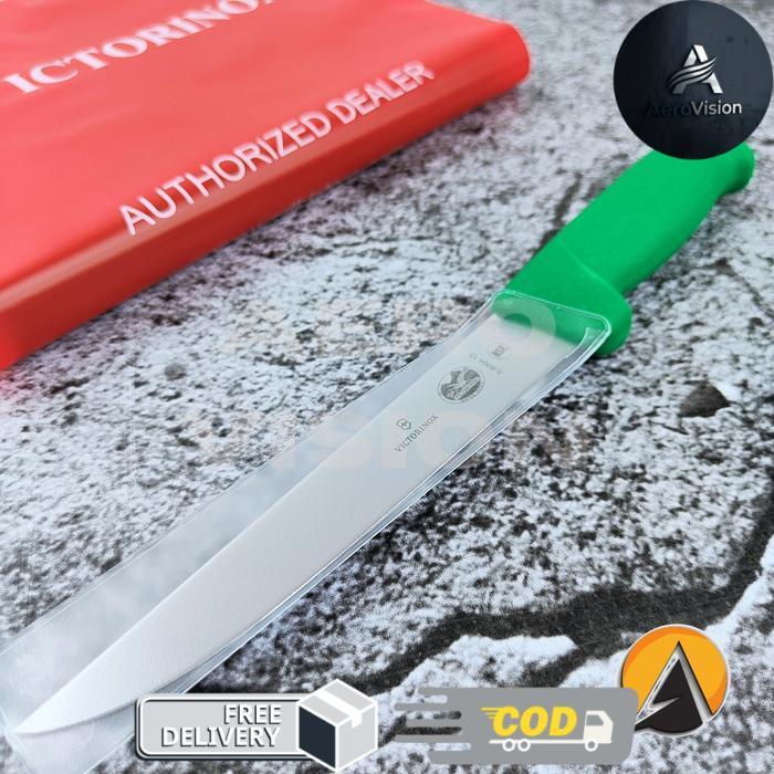 Pisau  Boning knife Green victorinox original 15 cm kode 5.6604.15 - Tanpa  sarung