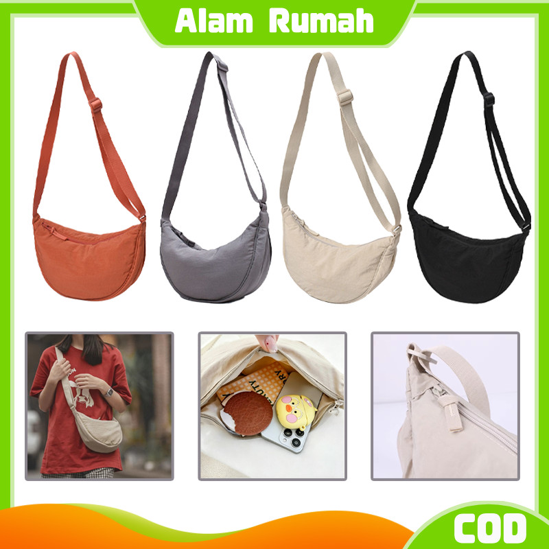 Tas Wanita Kecil Tas Pangsit Dumpling Half Moon / Selempang Wanita Original / Tas Selempang Korea / 