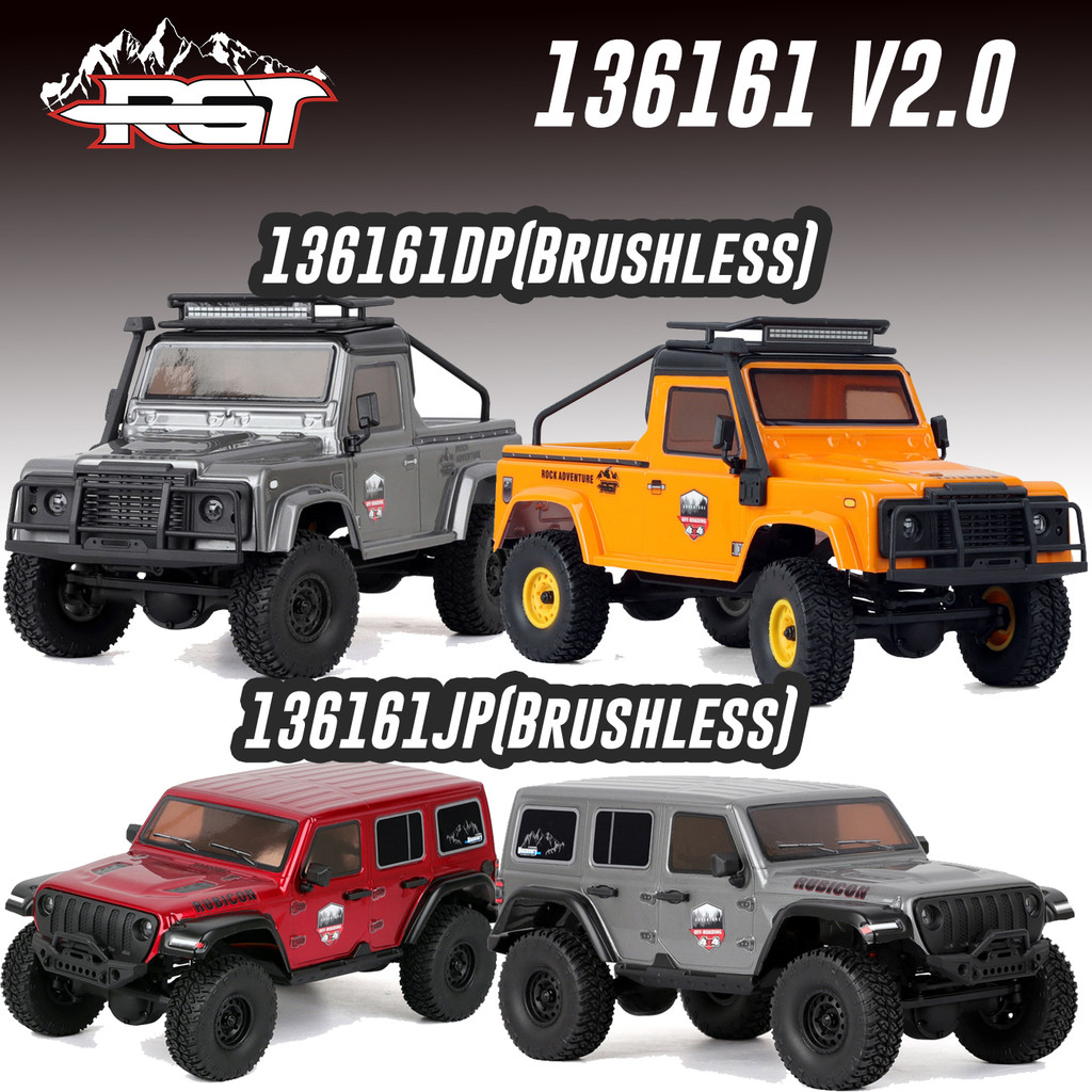 RGT 136161 V2.0 136161JP 136161DP BRUSHLESS VERSION RTR SKALA 1/16