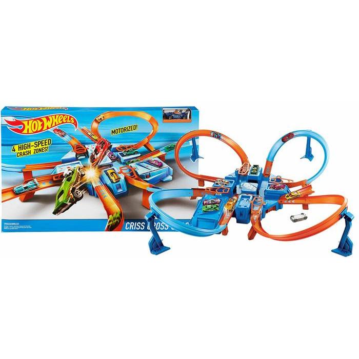 KIDLOFT Hot Wheels Criss Cross Crash trackset