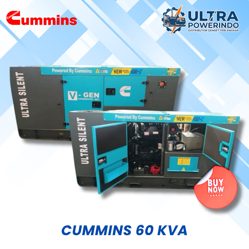 Genset 60KVA Cummins Ultra Silent Diesel