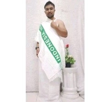 (Mecca) Ihrom Pria Dewasa / Kain Ihrom Pria / Ihrom Indonesia / Premium Ihrom Dewasa / Ihram Pria