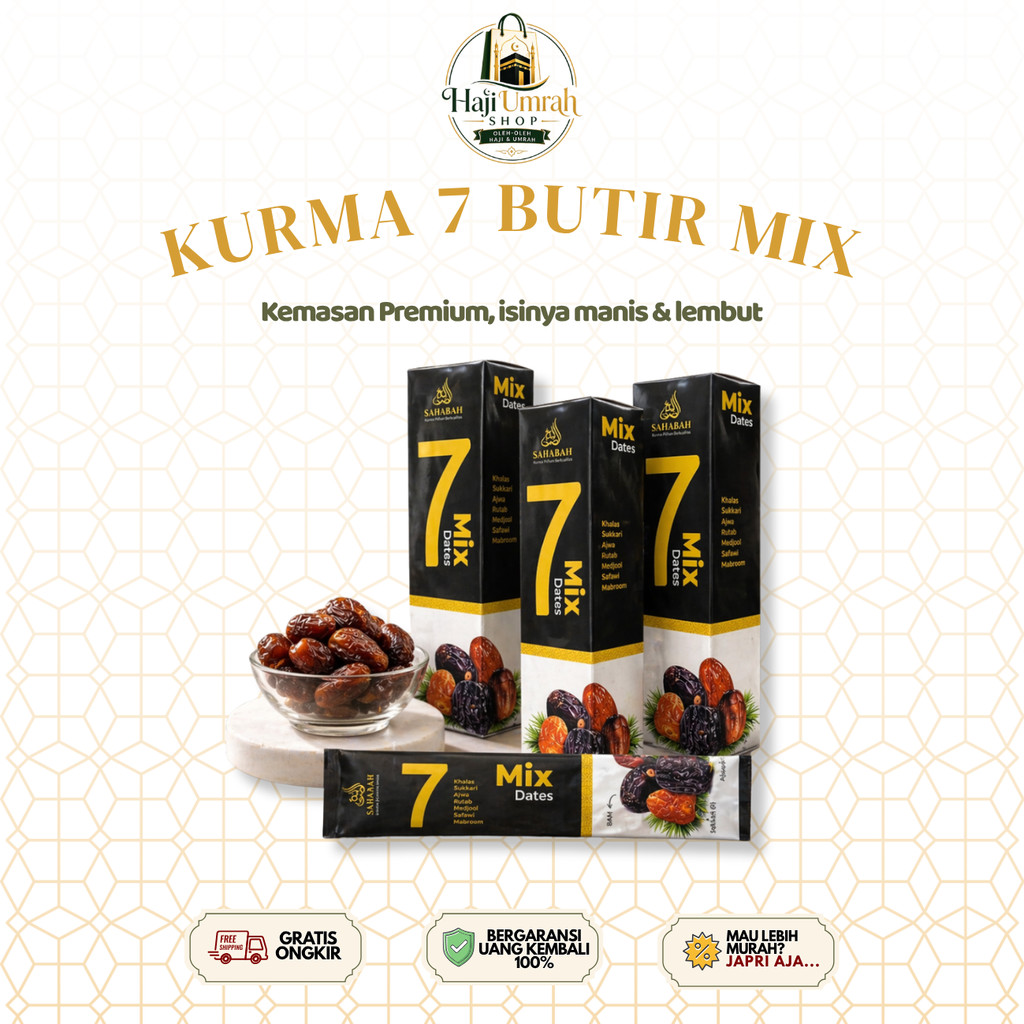 KURMA 7 BUTIR MIX DATES SAHABAH PREMIUM