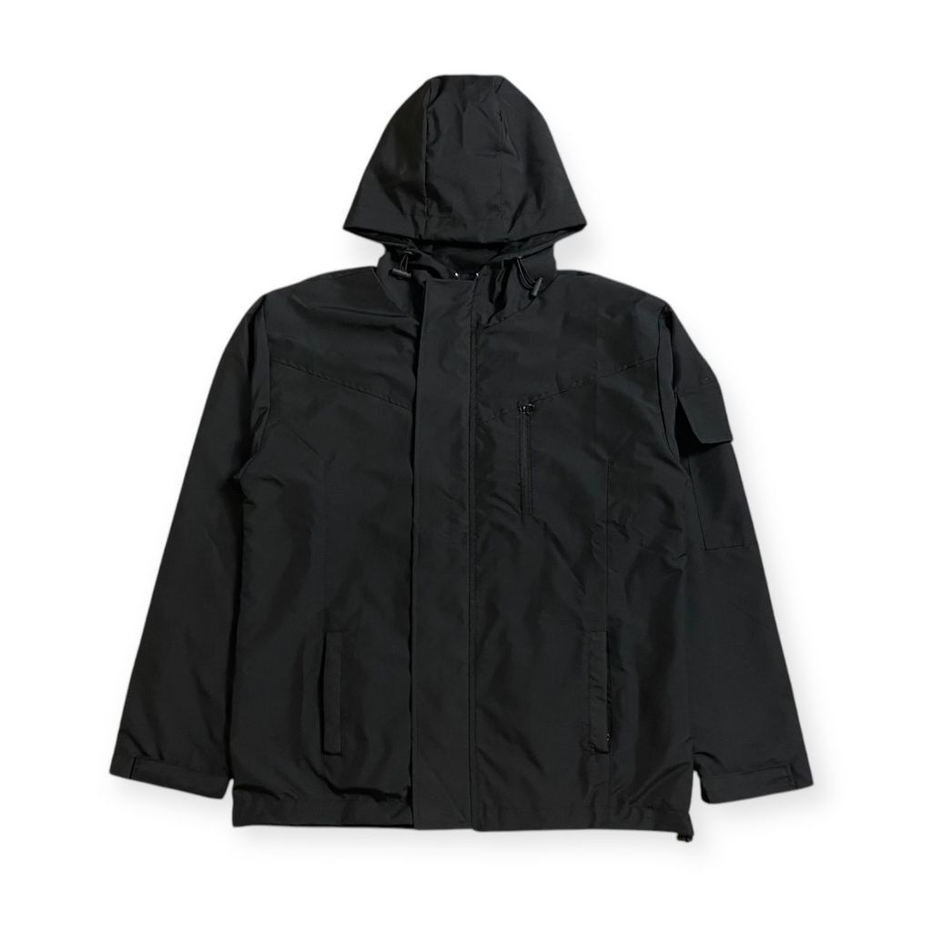 Jaket Windbreaker Polos Anti Air / Jaket Parasut Polos Pria