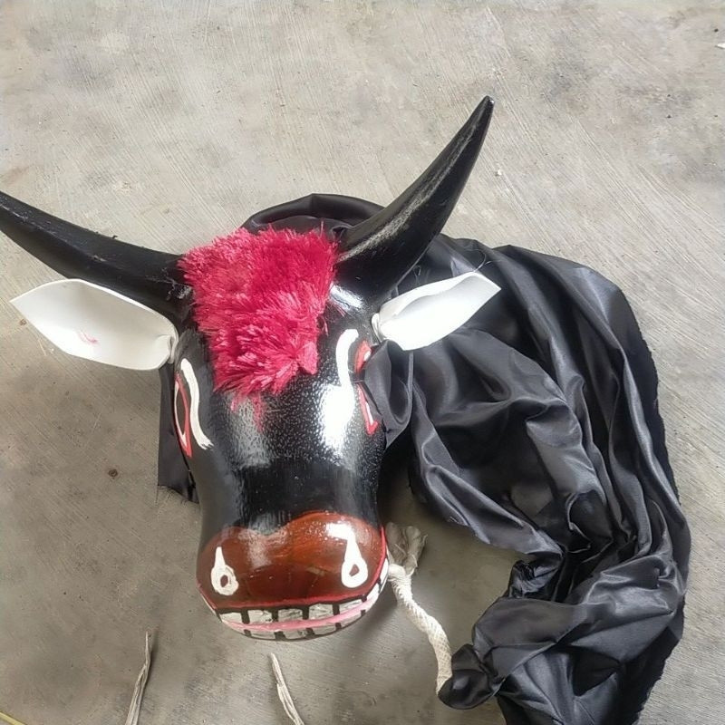 ️ Barongan Bantengan - Mainan Anak Banteng Bantengan kuda lumping - Mainan tradisional Bantengan