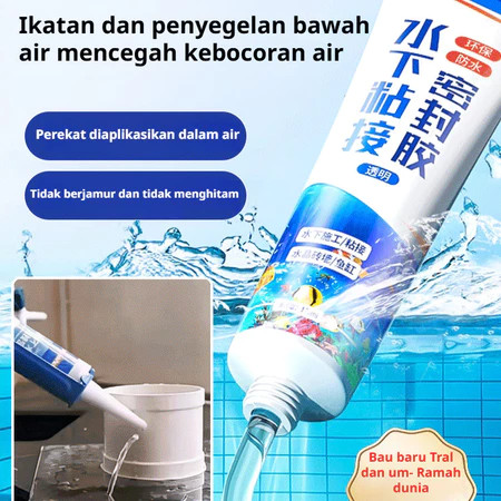 Coopssautopart Waterproof Sealant Silikon Lem Perekat Kedap Air Perbaikan Bocor Dinding & Atap