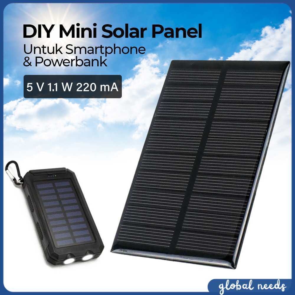 Taffware Solar Panel Mini Polycrystalline DIY Power Bank 5V 1.1W 220mA