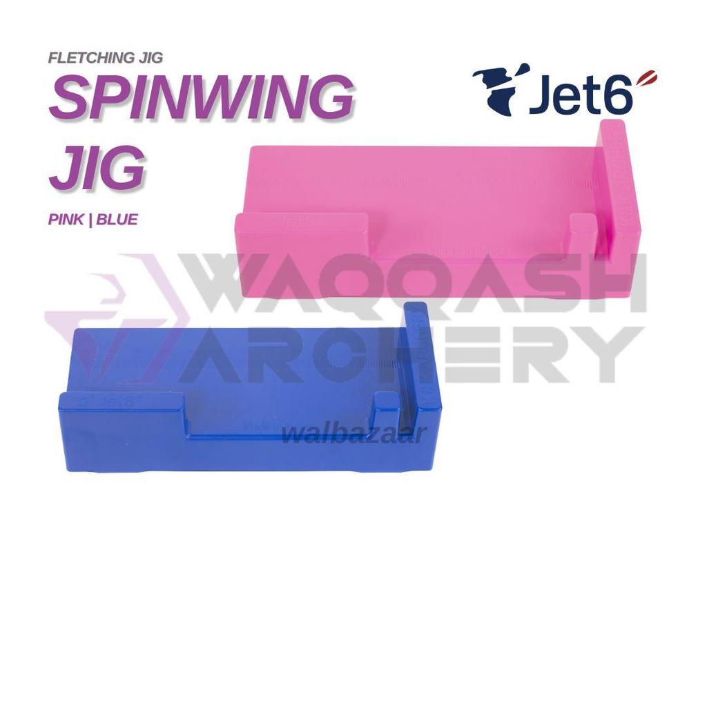 K&K KSL JET6 FLETCHING JIG Alat Pasang Vanes Spinwing Spin Wing