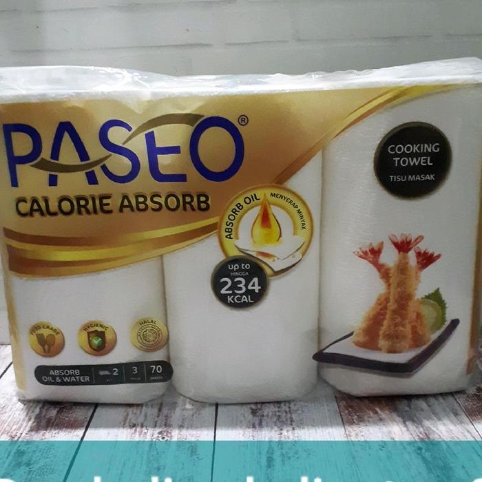 tissue tissu tisue dapur kitchen cooking towel paseo calorie absord