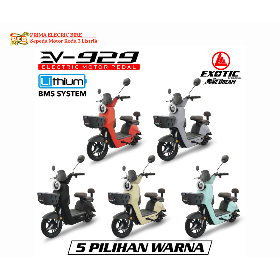 Sepeda Listrik Terbaru 2025 exotic ev - 929 lithium
