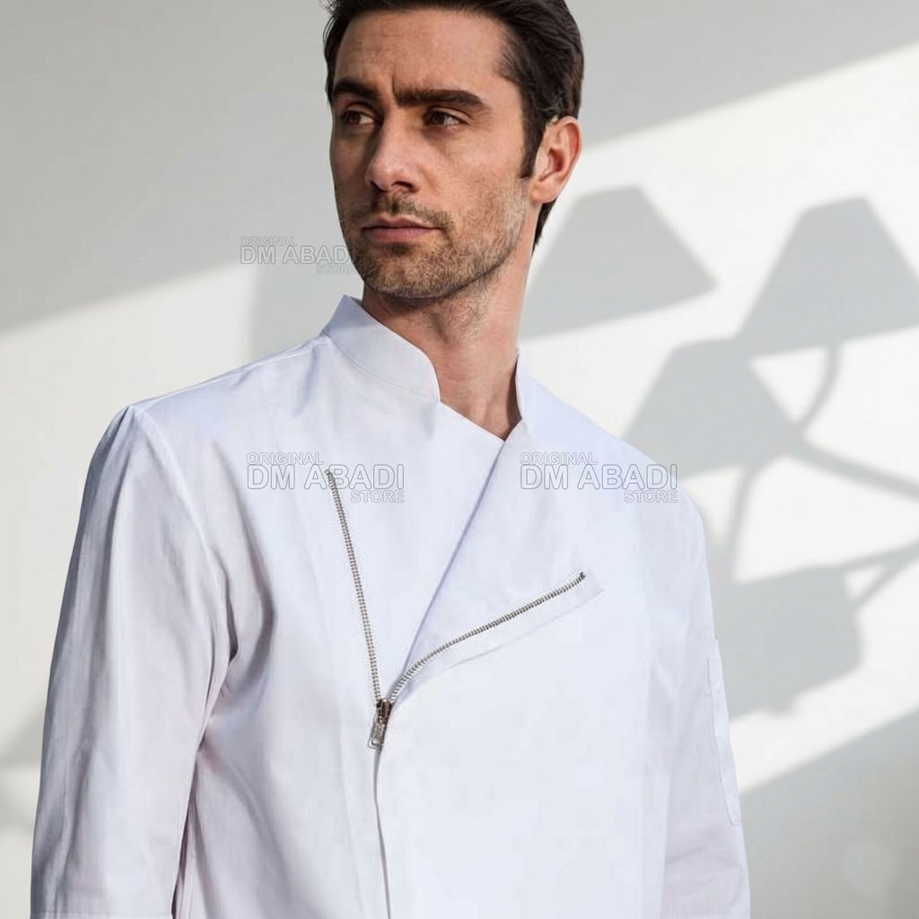 Premium Seragam Kerja Baju Chef Pria dan Wanita Seragam Koki Kualitas Premium