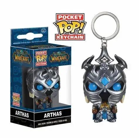 Funko Famous Game aracter WOW Fall Of The Li King ARTHAS Brinquedos Keyain Action Figure Toys For il