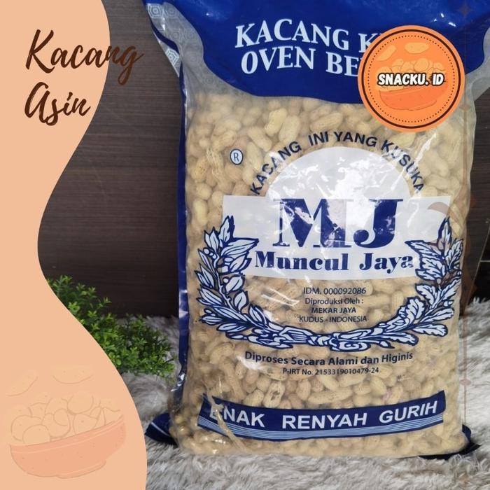 PROMO  kacang kulit oven/kacang kulit asin MJ 1ball isi 3kg