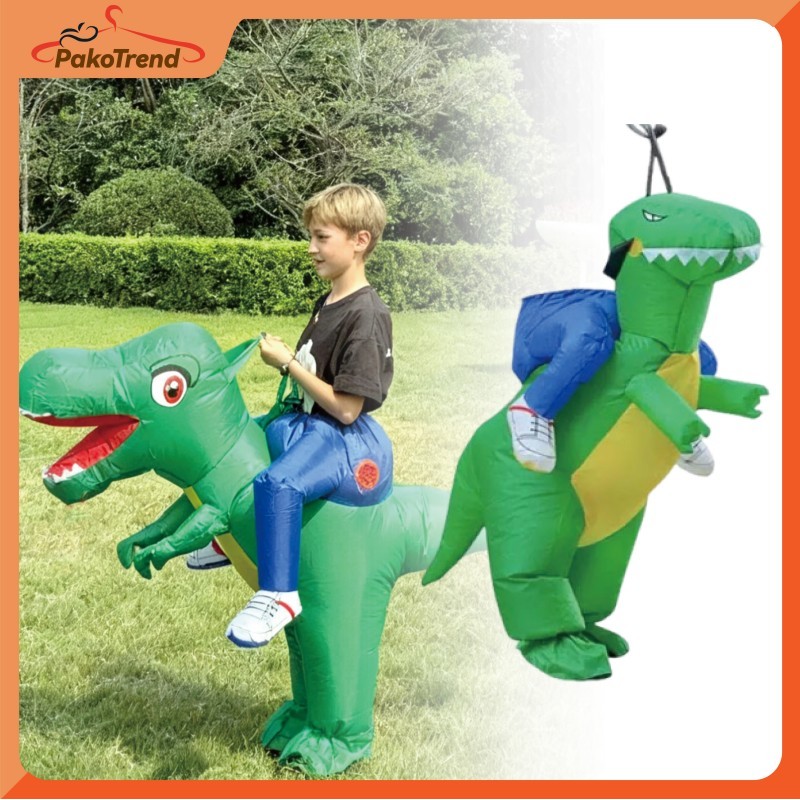 Kostum Dino Inflatable Unik Untuk Cosplay Pesta Karnaval Festival Anak Dan Dewasa Kostum Dinosaurus 