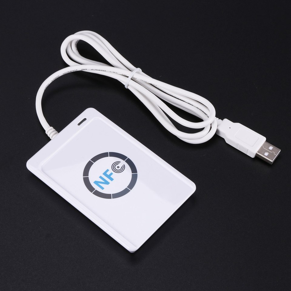 2025 NewUSB NFC Card Reader Writer ACR122UA9 China Contactless RFID Card Reader Windows Wireless NFC