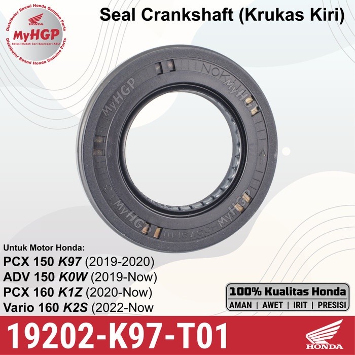 91202K97T01 Oil Seal 26x45x6 - Crankshaft - Vario PCX ADV 150 160 - 91202-K97-T01 91202 K97 T01 Kruk