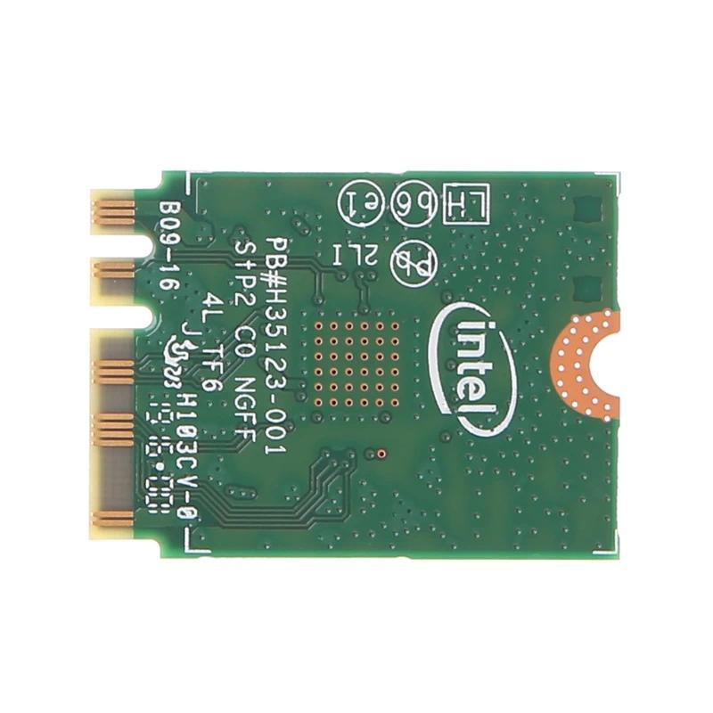 For Intel WirelessAC 3165 3165NGW Dual Band WiFi NGFF Interface Bluetoothcompatible 40 WiFi Card for