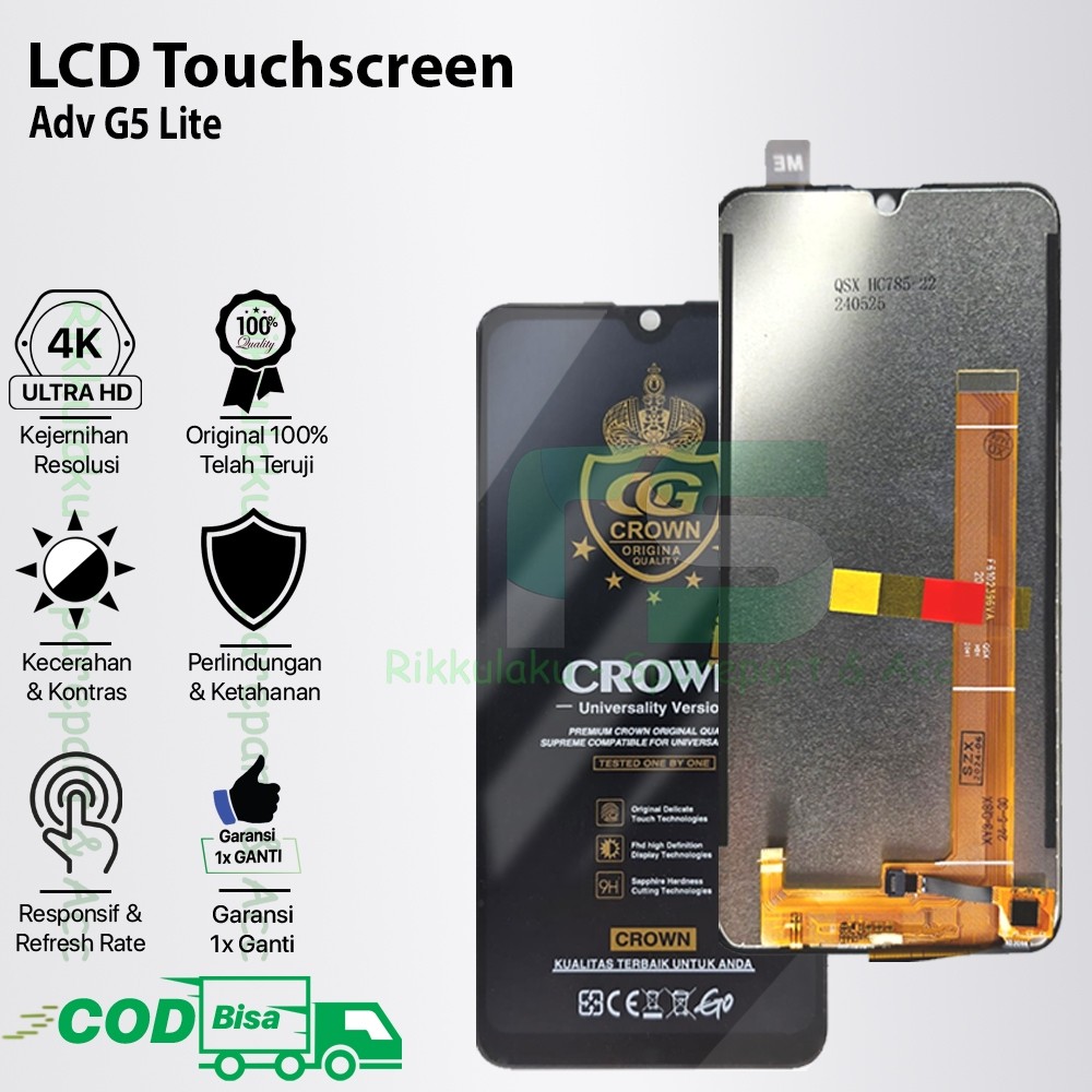 [LW] LCD Touchscreen Advan G5 Lite Original 100% Fullset
