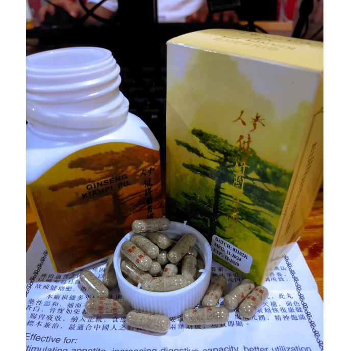 KIANPI PILL ASLI Terbukti Khasiatnya Kapsuma Ginseng Kianpi Pil - Penambah Nafsu Makan dan Berat Bad