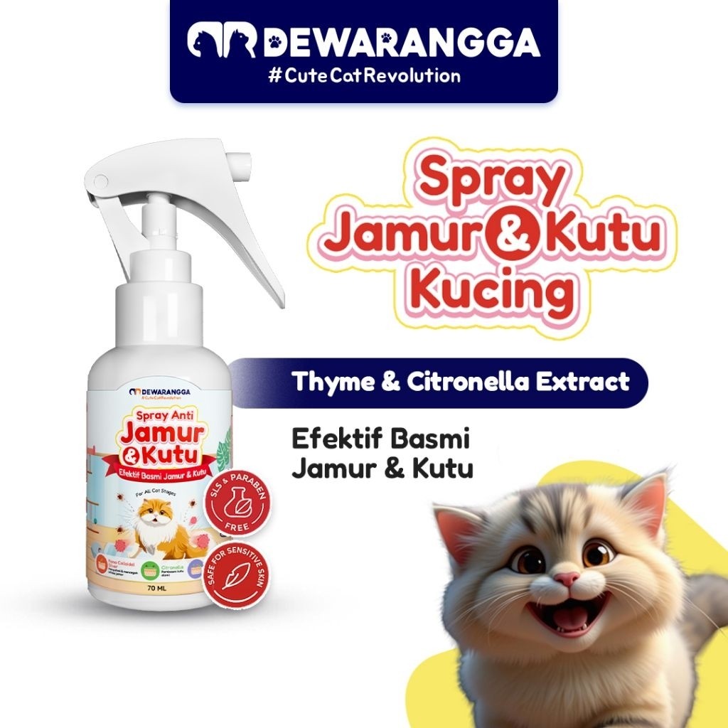 Dewarangga Spray Anti Jamur & Kutu Kucing