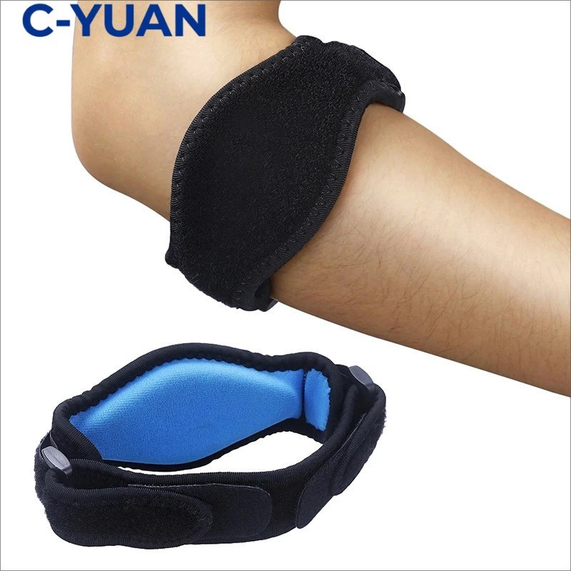 CYUAN Elbow Support Badminton Deker Siku Tangan Elbow Brace Elbow Splint Pelindung Siku Untuk Gym Da