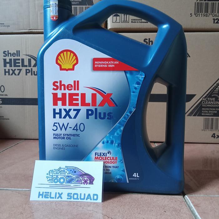 OLI SHELL HELIX HX7 PLUS 5W-40 4 LITER