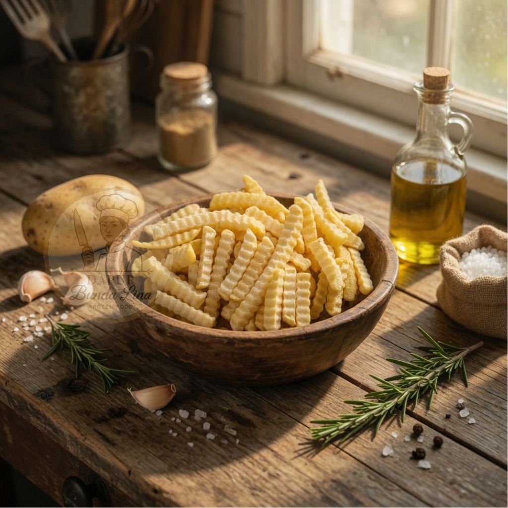 Kentang Goreng Crinkle / Crinkle French Fries Frozen 1kg