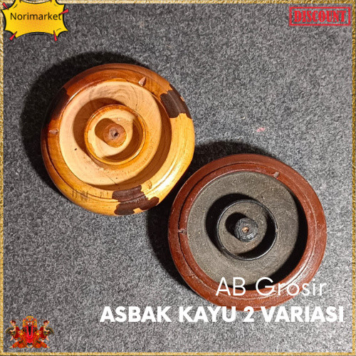 READY Asbak kayu 2 variasi , asbak kayu pinus murah asbak sovenir NM