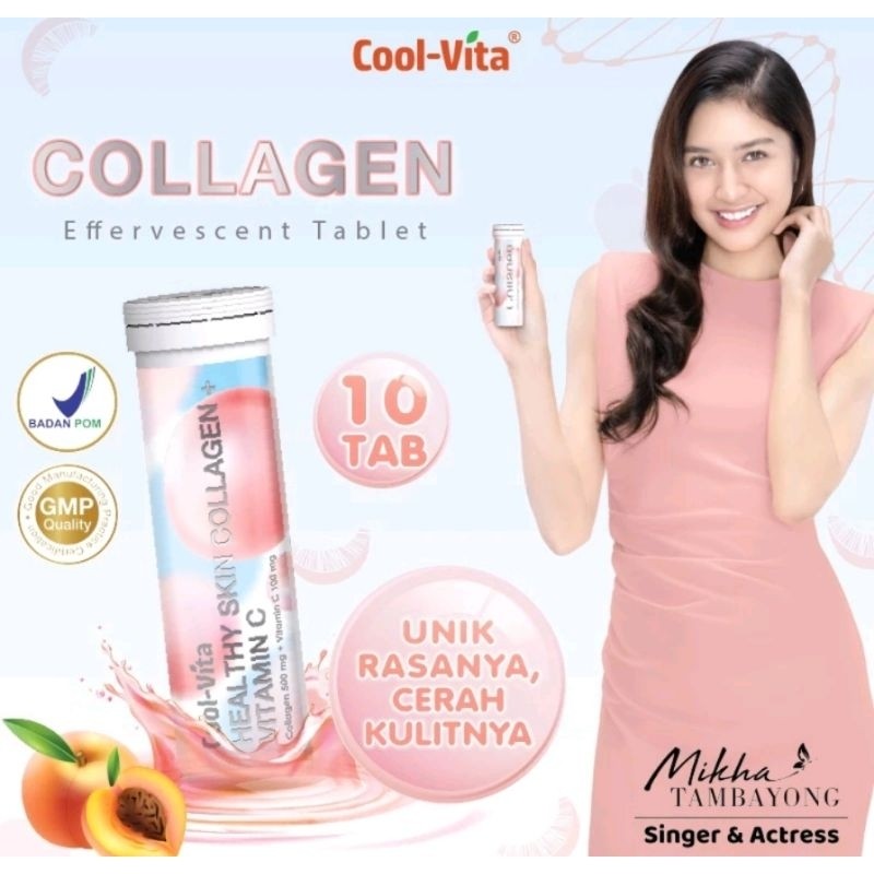 NJB - [HARGA TERMURAH] COOLVITA BEAUTY COOLAGEN MINUMAN COLLAGEN + VIT C COOL VITA HEALTY SKIN GLOW 