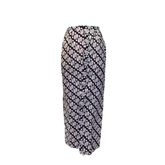 Rok Jarik Batik Kebaya Wiru Katun Anak & Dewasa - Putih
