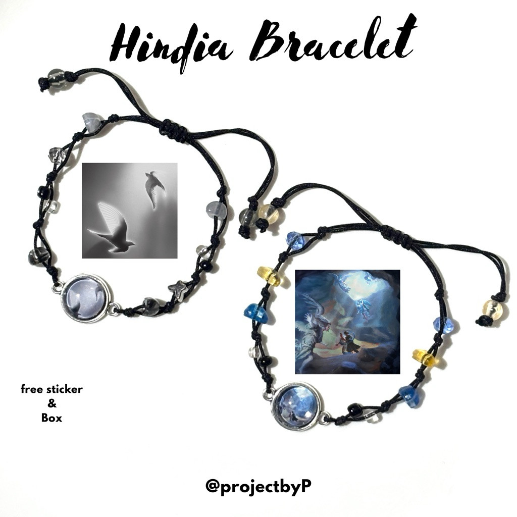 HINDIA BRACELET Free Sticker / Gelang Tali Hindia Album/Gelang Tali Manik Hindia Album