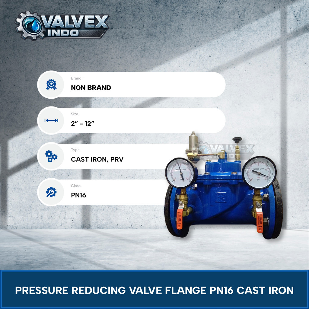 PRESSURE REDUCING VALVE (PRV) 2" INCH FLANGE PN16 CI ORIGINAL