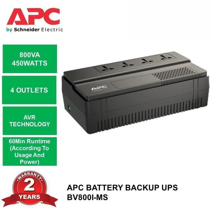 APC BV800IMS UPS 800VA 450watt BV800I-MS BV800I