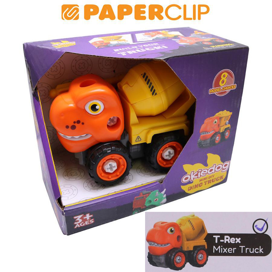 MAINAN ANAK / MINI DIY DINO TRUCK OKIEDOG