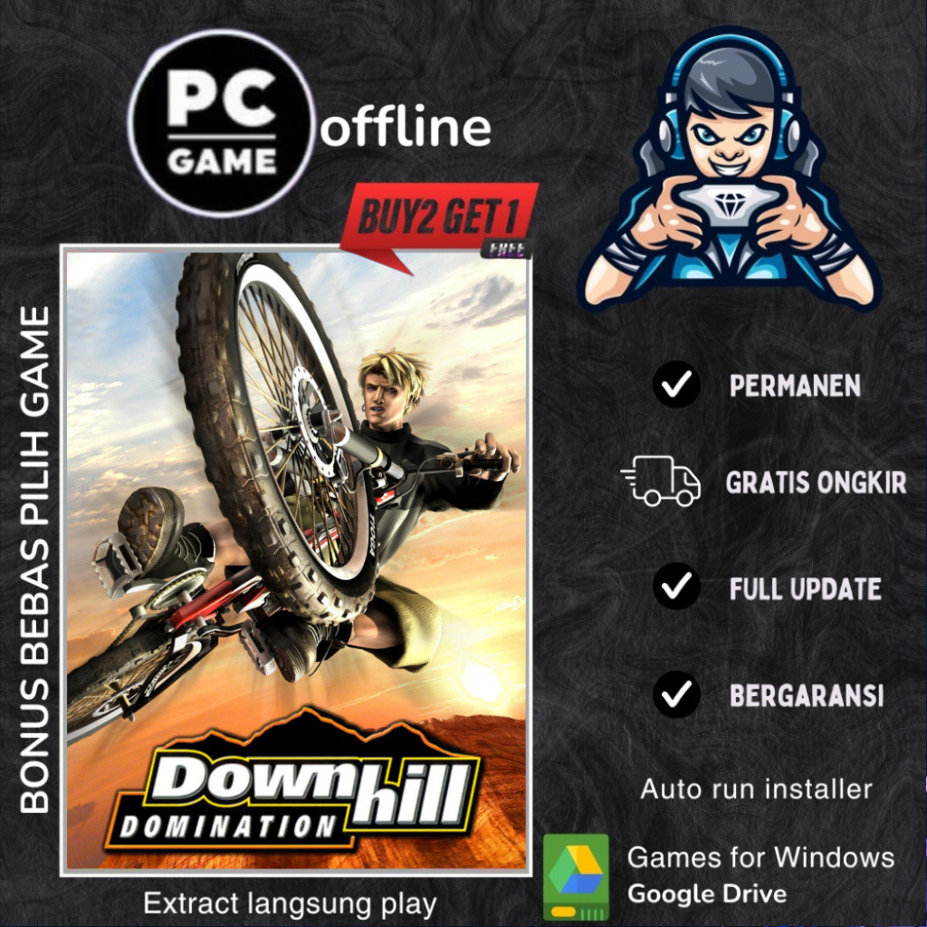 DOWNHILL DOMINATION - GAME PC - GAME LAPTOP - GAME OFFLINE