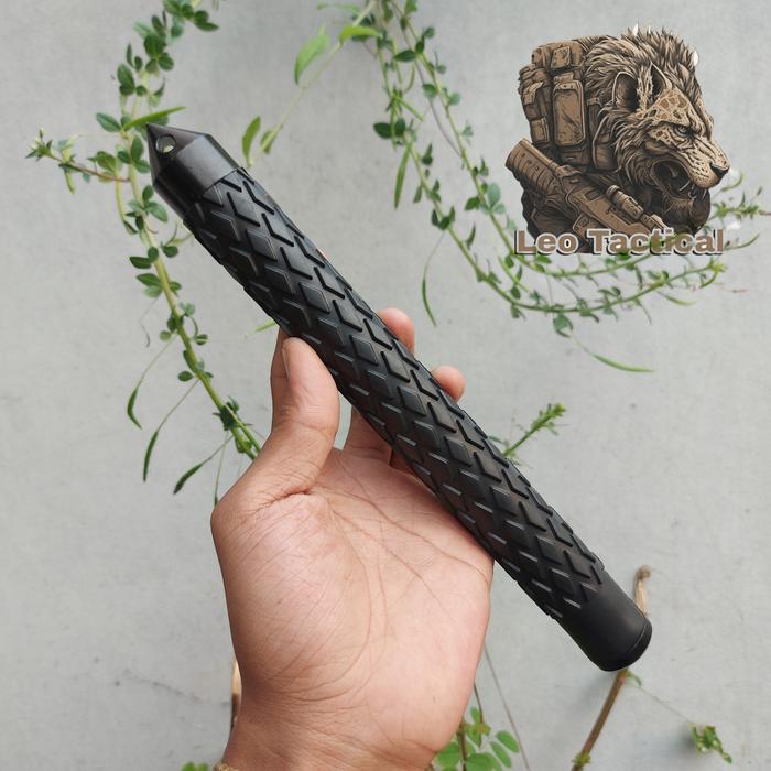 Tongkat stick Eagle Baton security tactical - Hitam