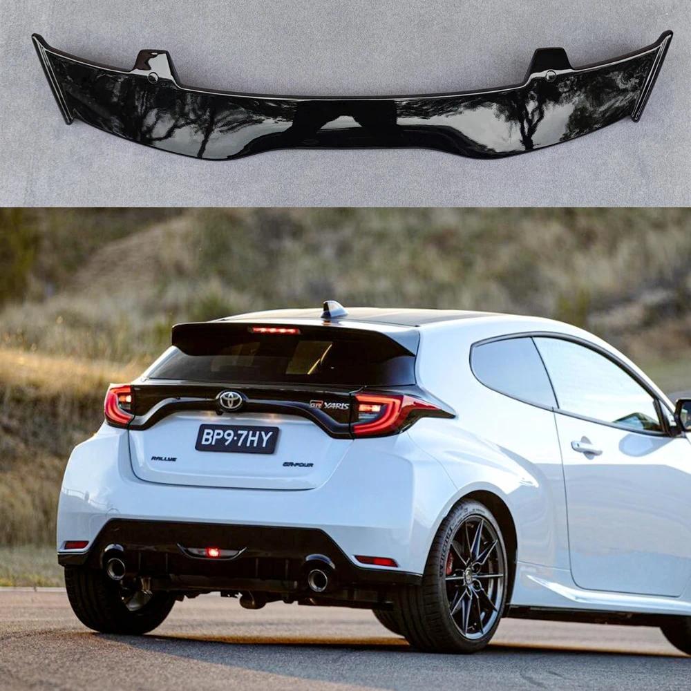 For Toyota Yaris  SpoilerMK3 MK4 Rear Wing Extension Cap Tail Car Tuning Accessories ABS Carbon Fibe