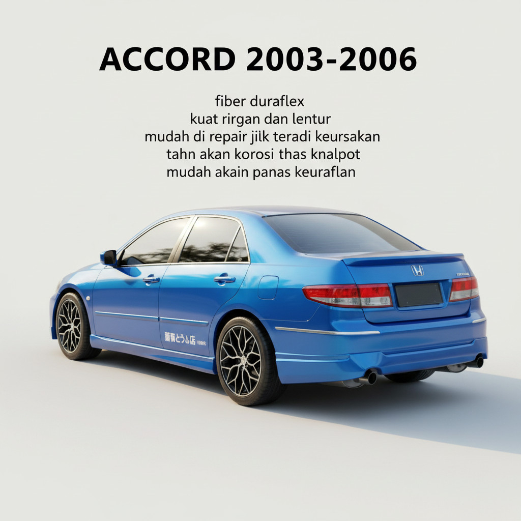 Bodykit Honda Accord 2004 2005 2006 MDLO body kit Honda accord CM5