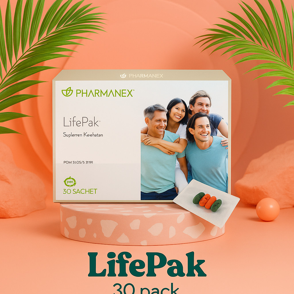 [ TERJAMIN ] Pharmanex LifePak 30 Sachet - Suplemen Vitamin & Mineral Lengkap Harian, Nutrisi Optima