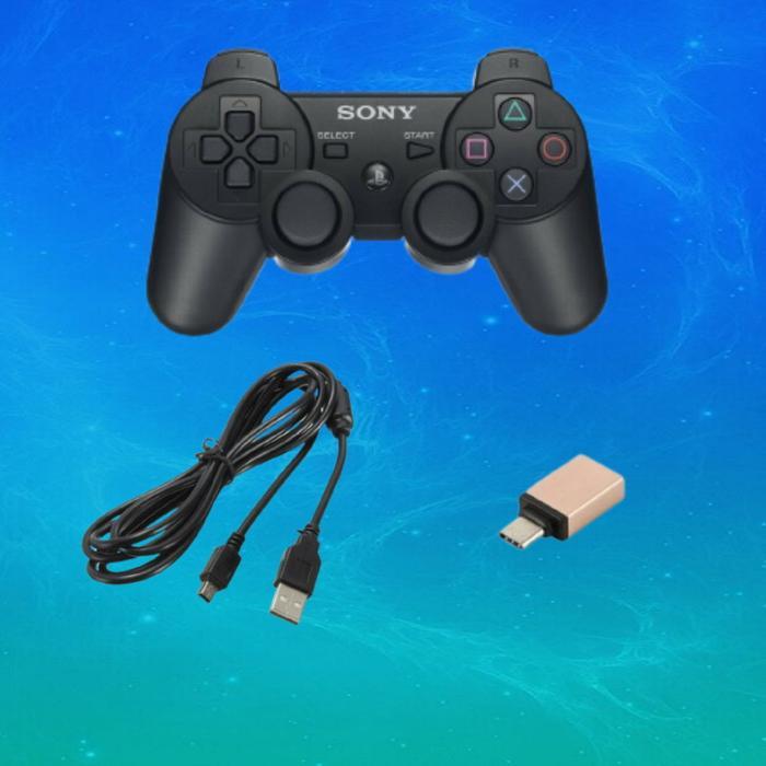 PROMO NEW Paket Stik Ps3 Main Hp Android - Hitam