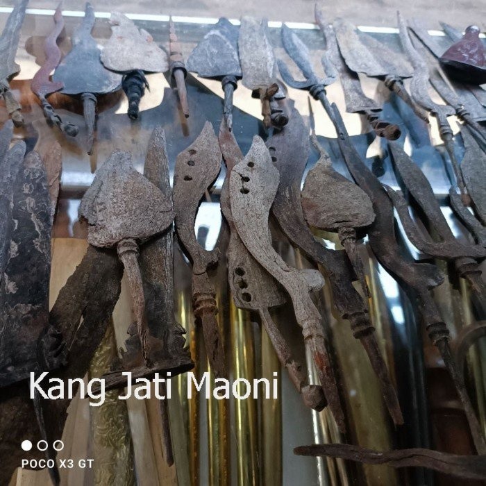 Pusaka sepuh trisula banyak angrem kujang tombuk Asli Paling Mewah TR655