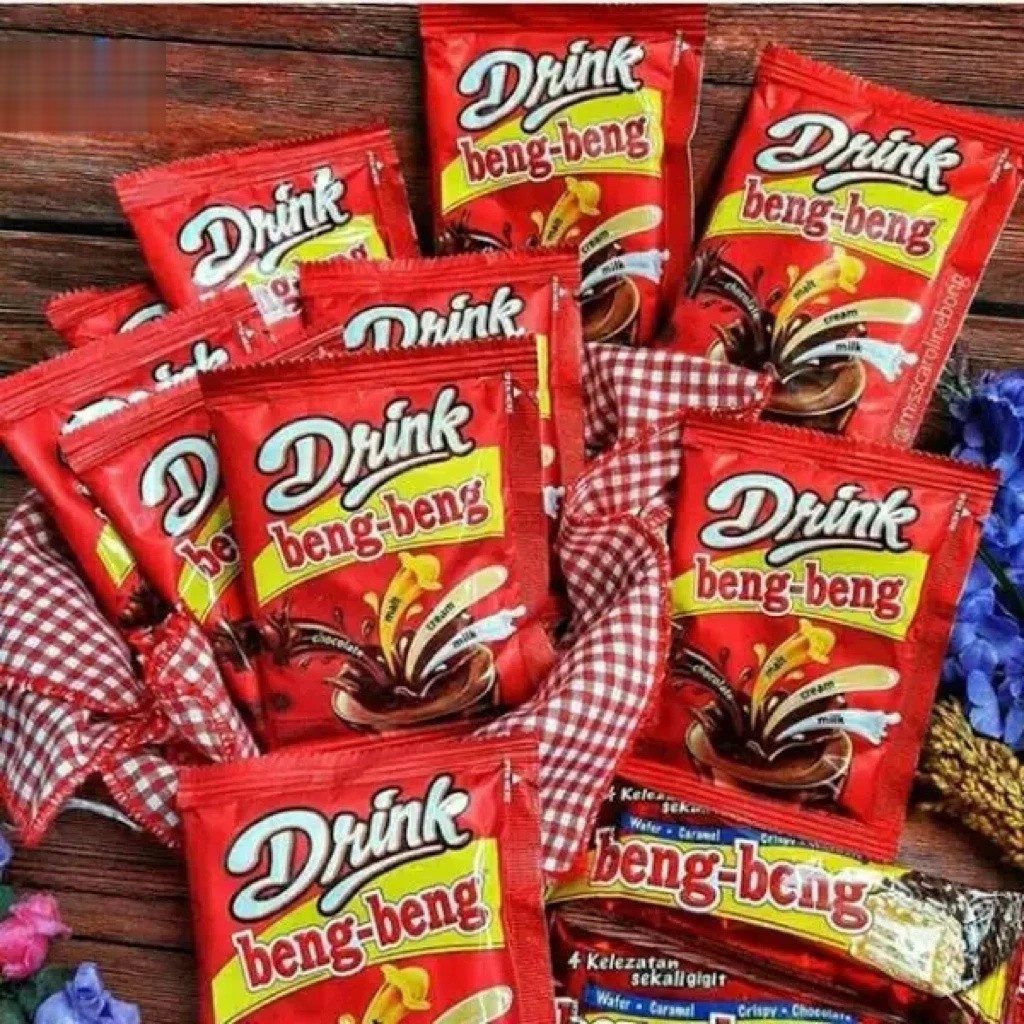 Beng Beng Drink 27gr harga ecer varian renceng / renteng Minuman Cokelat Coklat Drink tanpa free Pra