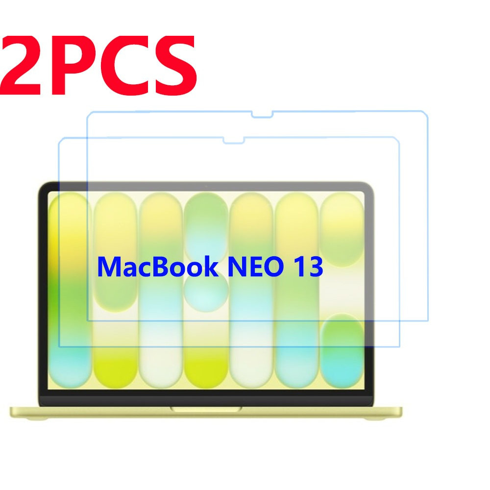 2 Pieces HD Tempered Glass For MacBook NEO(A18 Pro) 13 inch Screen Protector For Apple Macbook NEO P