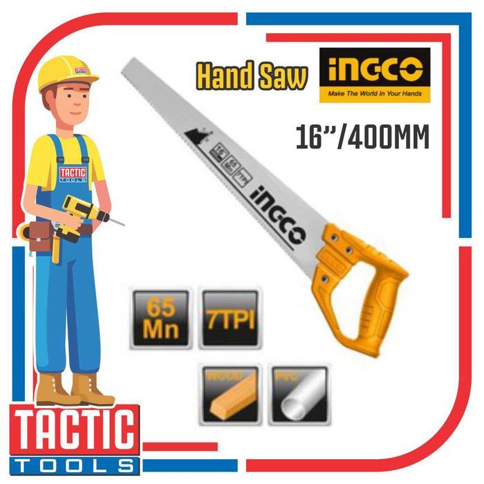 Ready INGCO Gergaji Tangan 16" / Hand Saw 16" INGCO