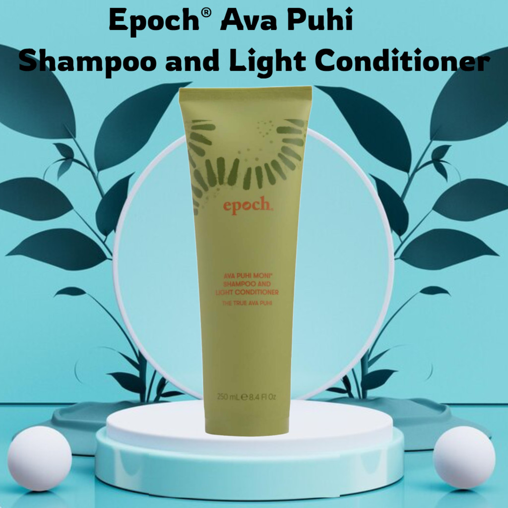 [ ORGNL NU SKIN ] Shampoo & Conditioner Set Epoch Ava Puhi / Formula Ringan, Cocok Rambut Tipis & Se