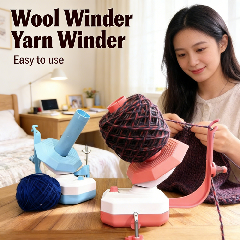 Gulung Benang Alat Tali Knitting /Wool WInder /Operated Listrik Penggulung Alat Benang